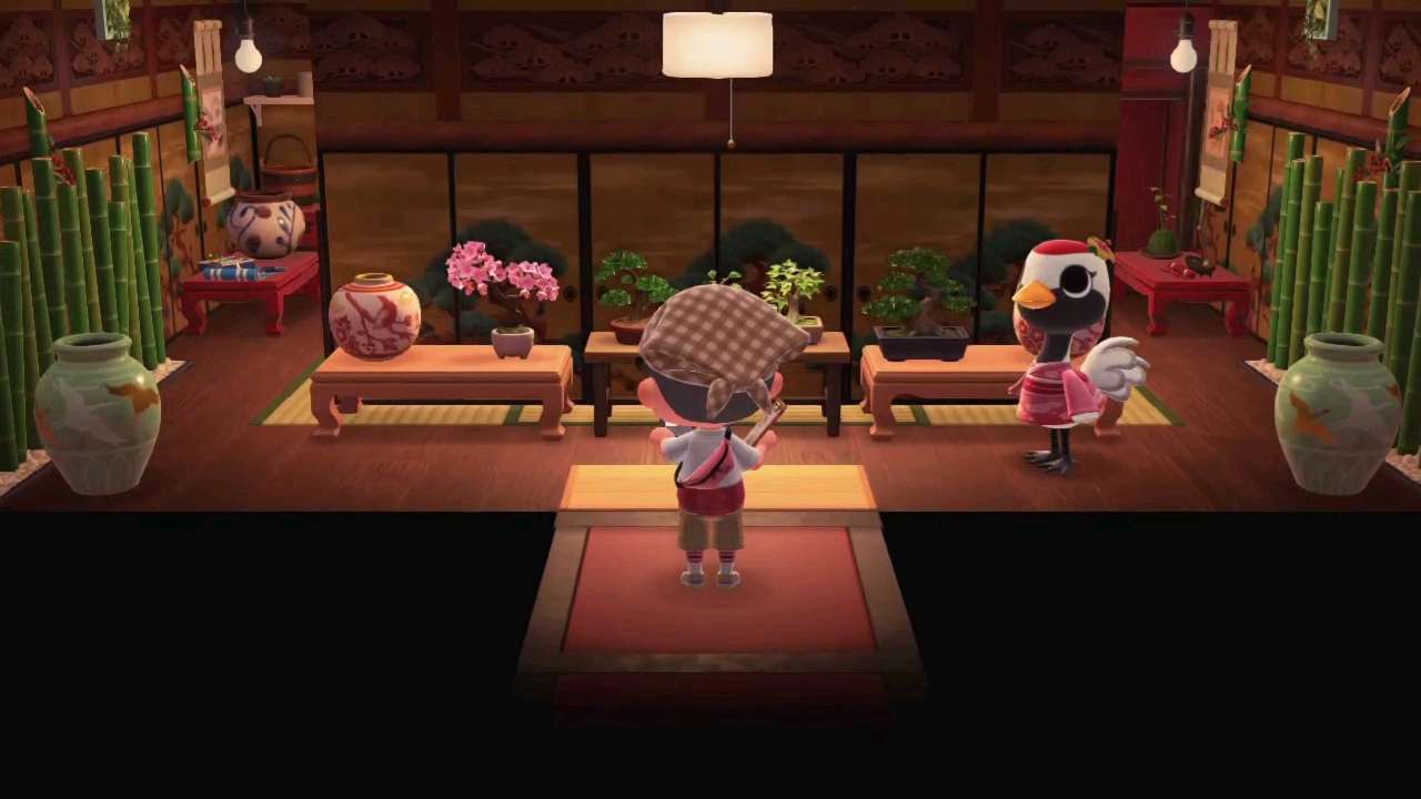 动森沉浸式别墅日式仙仙金灿灿