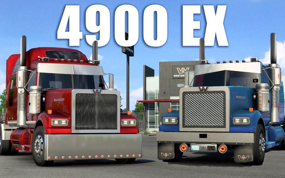 【youtube】美卡mod_西星4900ex|western star 4900 ex *free ats