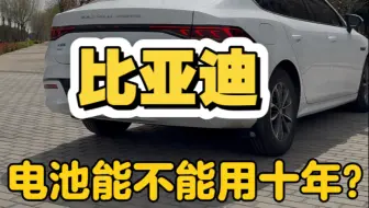 比亚迪刀片电池能不能撑十年