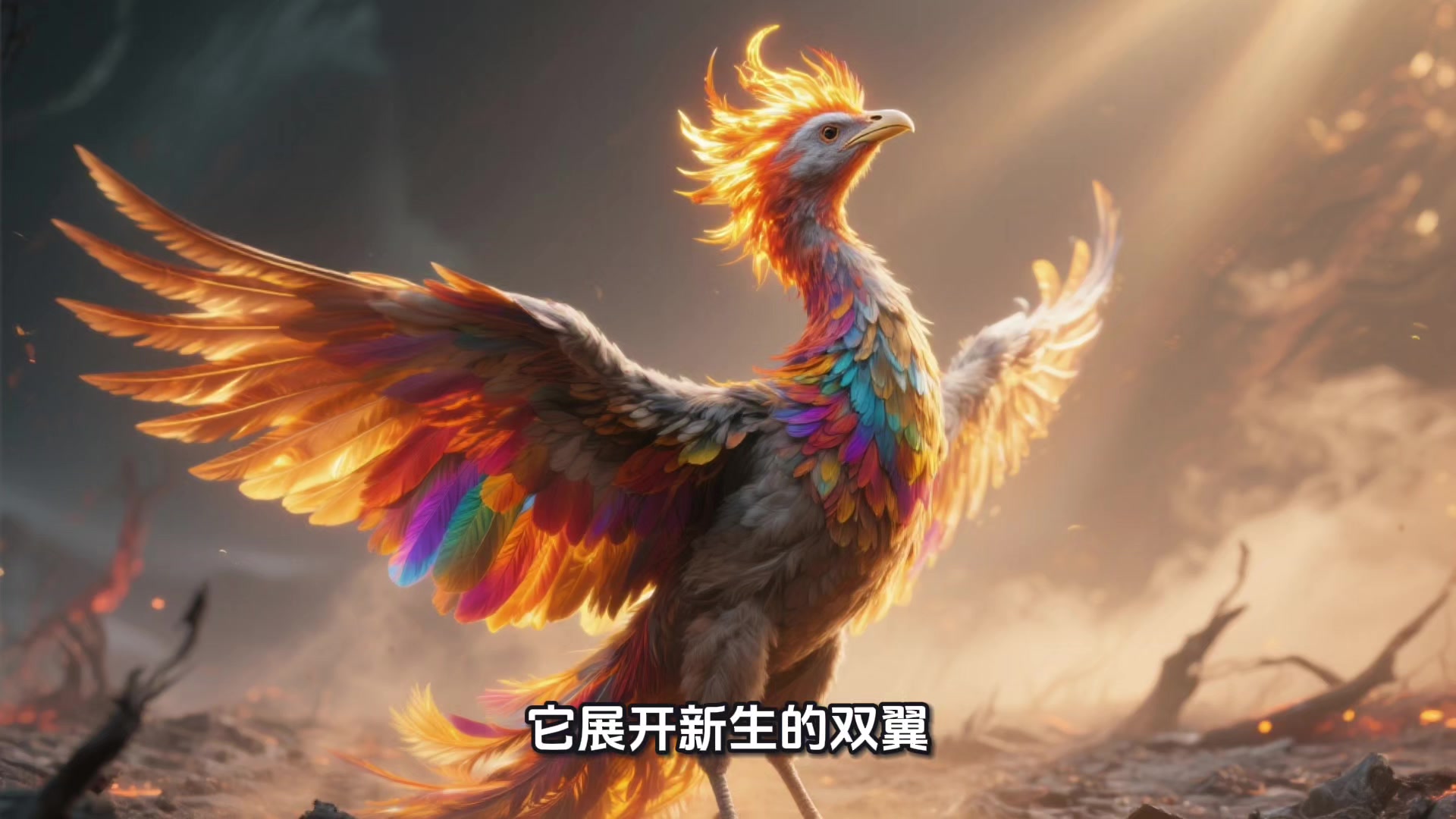 神话故事：凤凰涅槃，浴火重生
