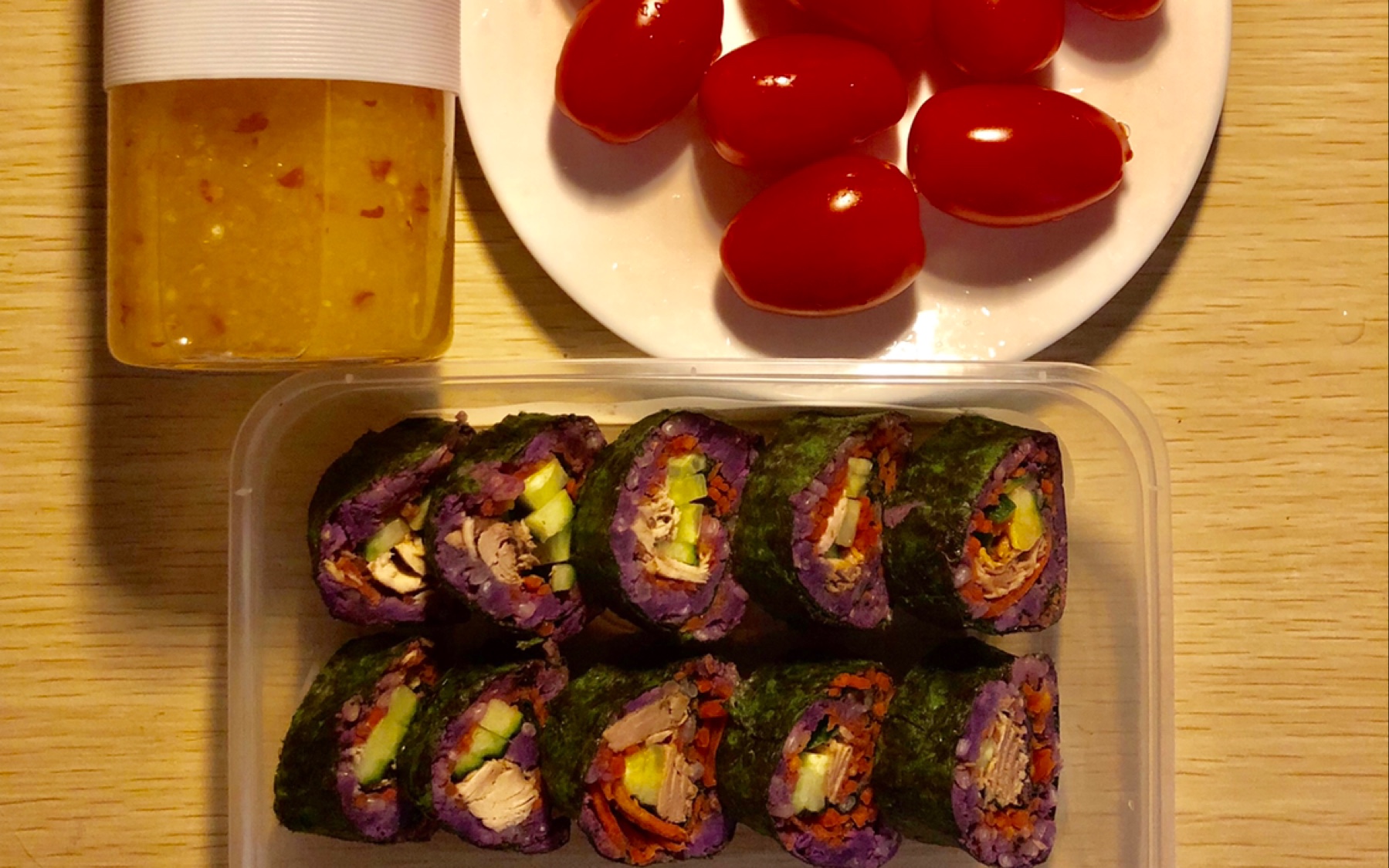 【紫薯糙米寿司】宿舍一口小锅,温暖你的胃