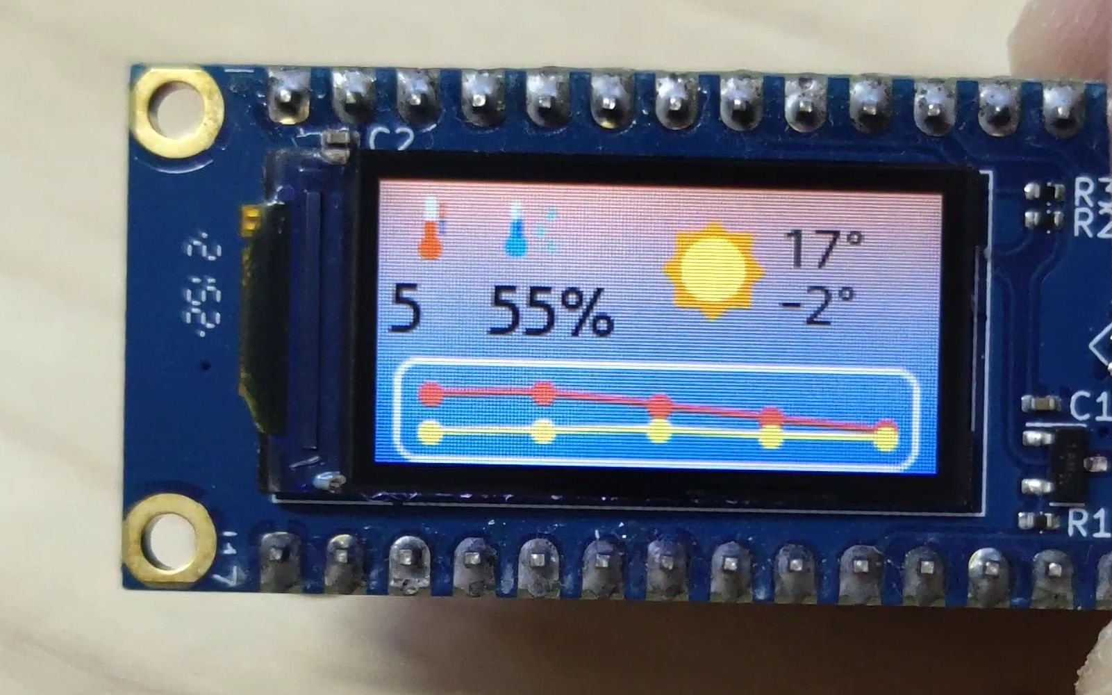  esp32 c3 lcd video downloader
