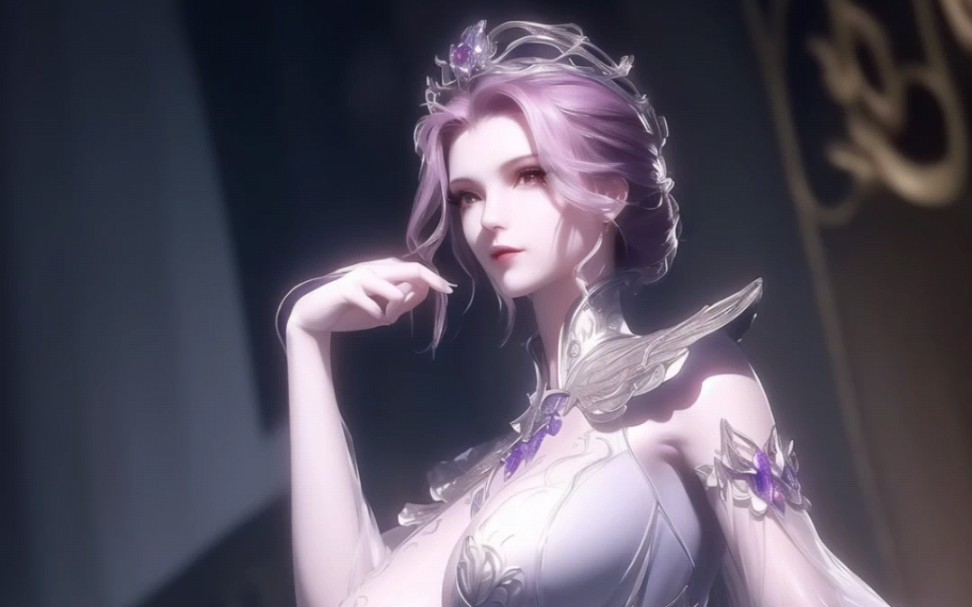 ai绘画下的比比东大人真好看