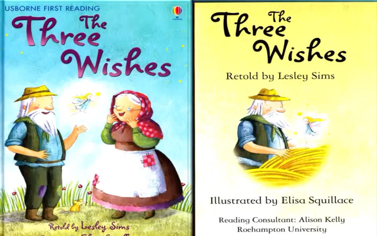 搬运分级阅读 usborne first reading : the three wishes (Lesley Sims)哔哩哔哩bilibili