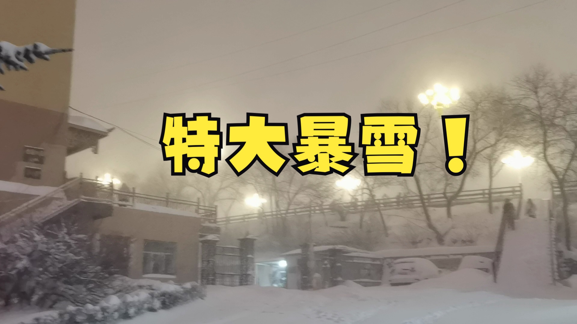 特大暴雪来袭!黑龙江鹤岗24小时狂下53毫米特大暴雪,积雪深度达到37厘米哔哩哔哩bilibili