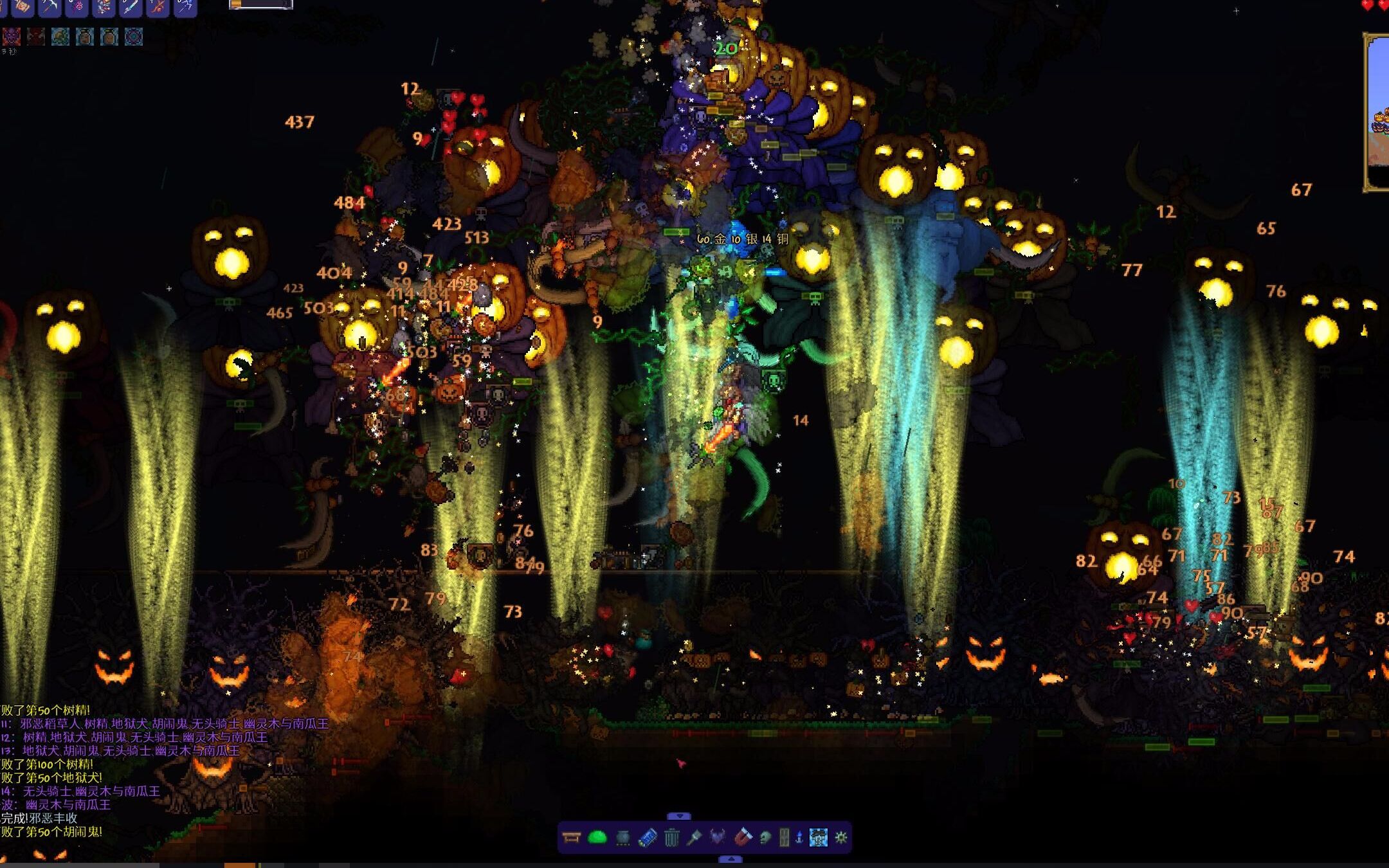 刷南瓜夜30倍水蜡烛效果会发生什么 泰拉瑞亚 terraria
