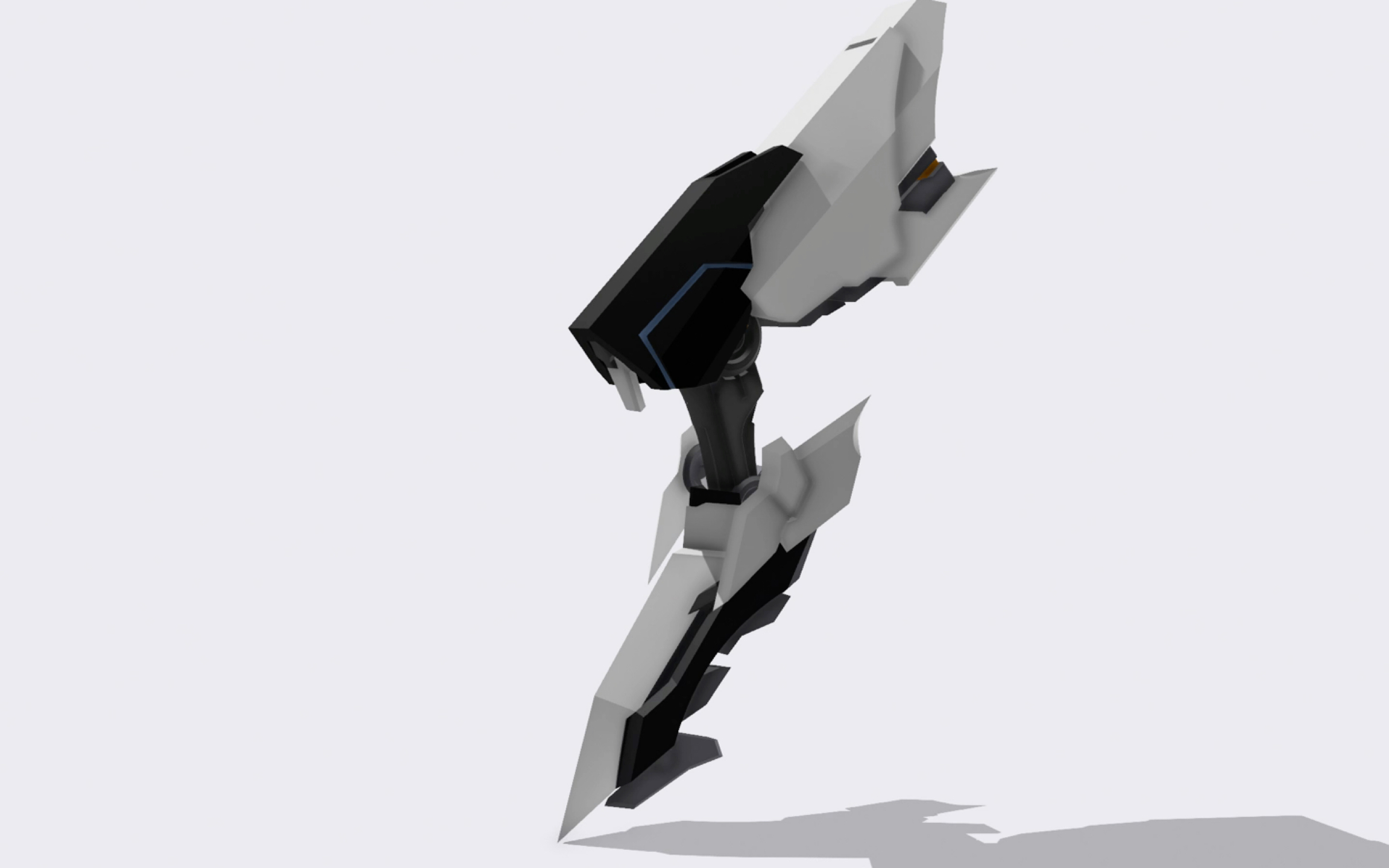 【重装战姬】白鸦ipad建模进度5%腿部完成!