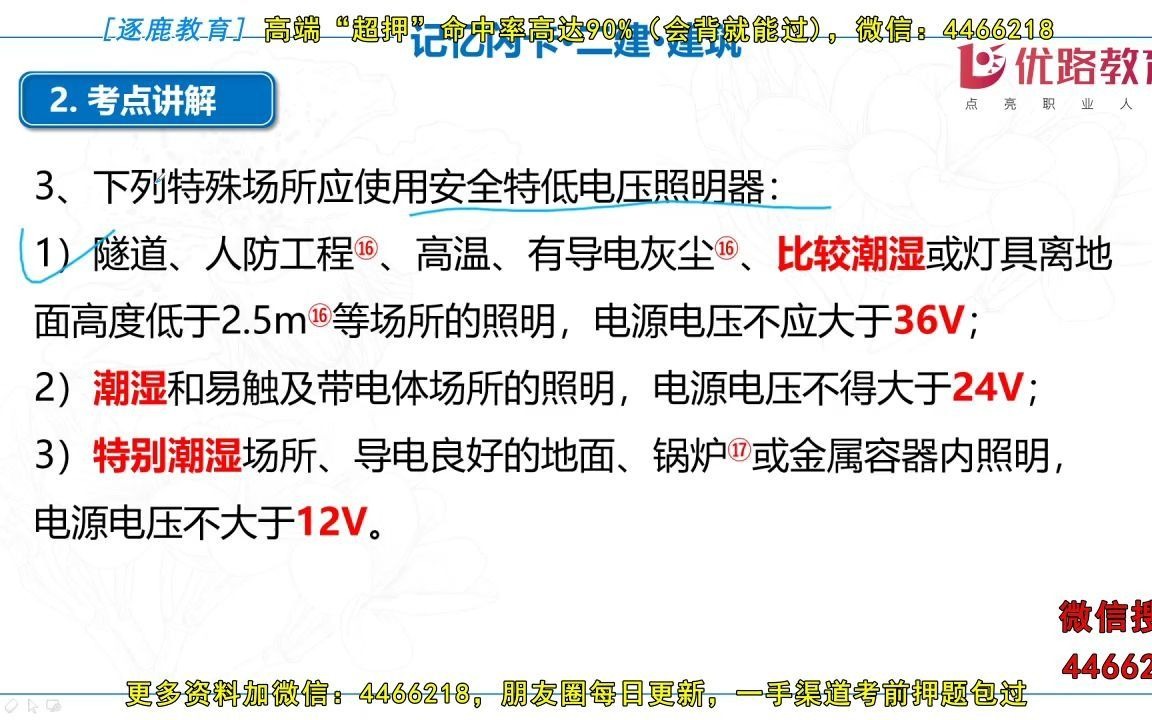 38.建筑实务记忆闪卡课程梁老师(普清版)第38节课 临水电管理哔哩哔哩bilibili