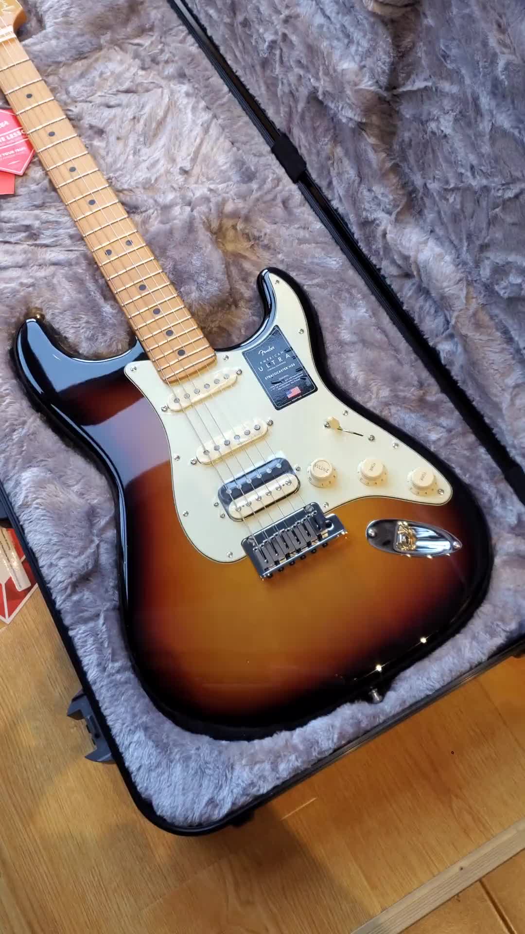 电吉他fender美超经典日落色美的不可方物fender