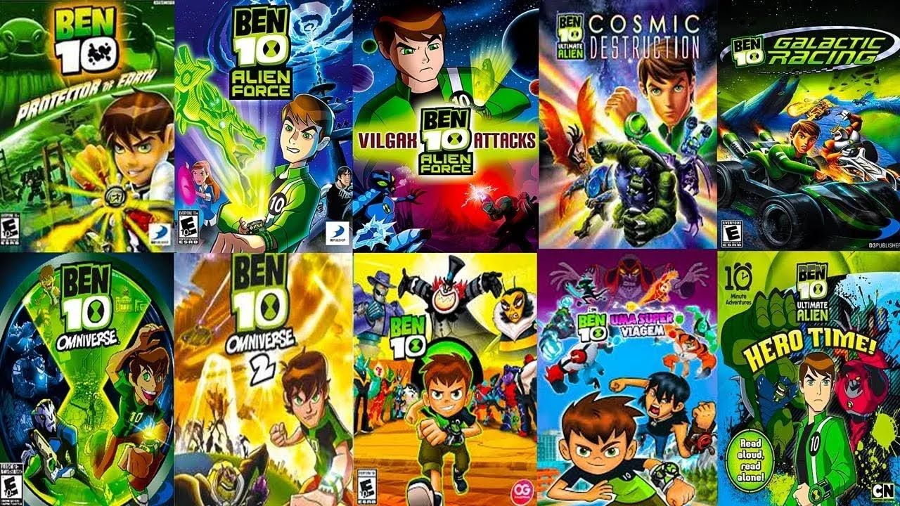 [图]少年骇客BEN 10 游戏的演变（2007-2020）