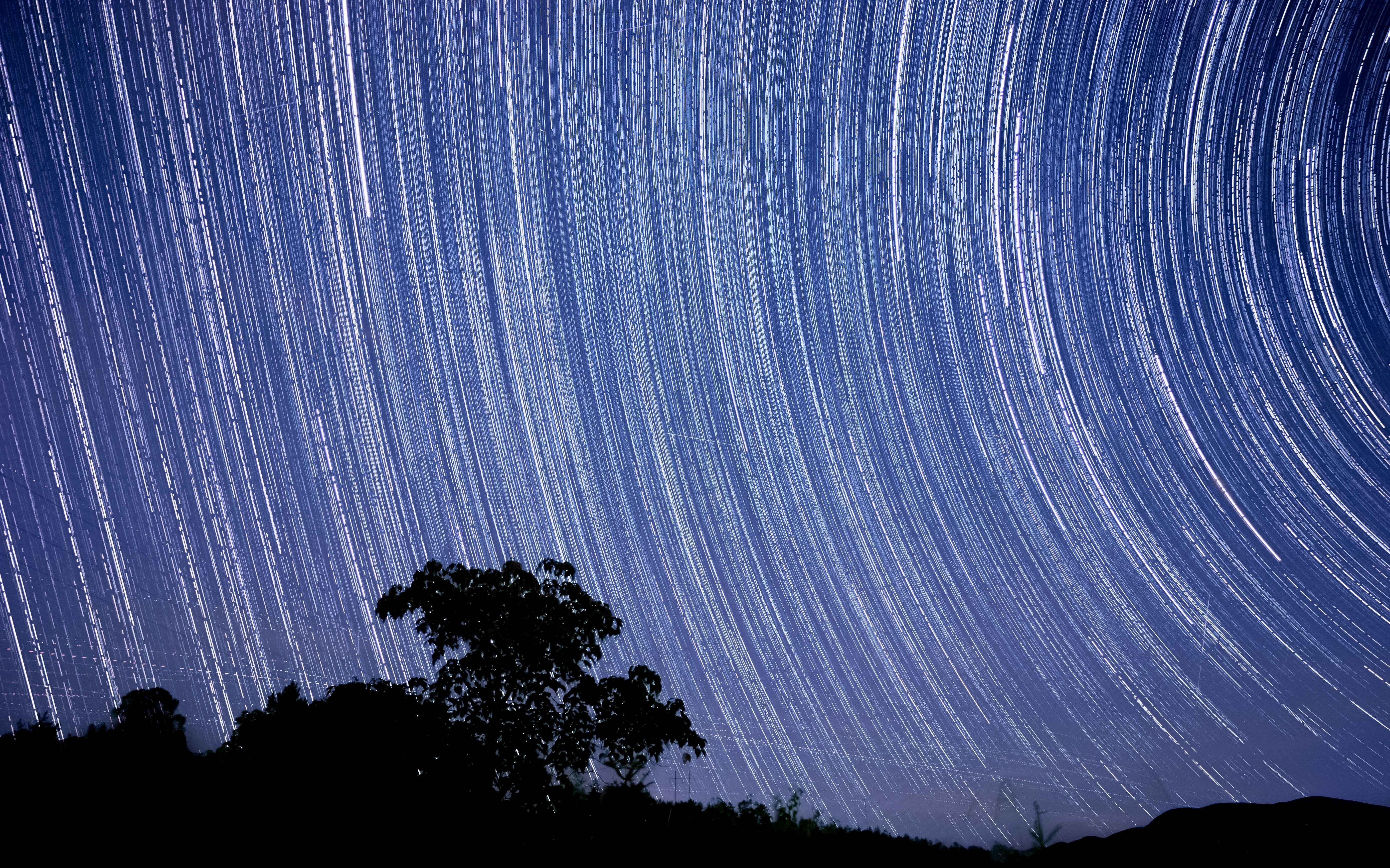 二级光污染下的星空