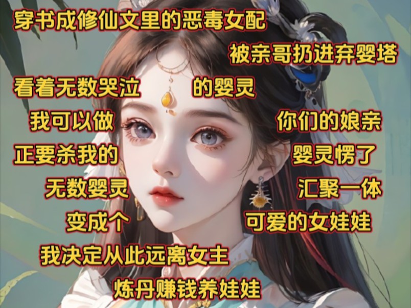 《散修炼丹》穿书成修仙文里的恶毒女配,被亲哥扔进弃婴塔,看着无数哭泣的婴灵,我可以做你们的娘亲.正要杀我的婴灵愣了,无数婴灵汇聚一体,变成...