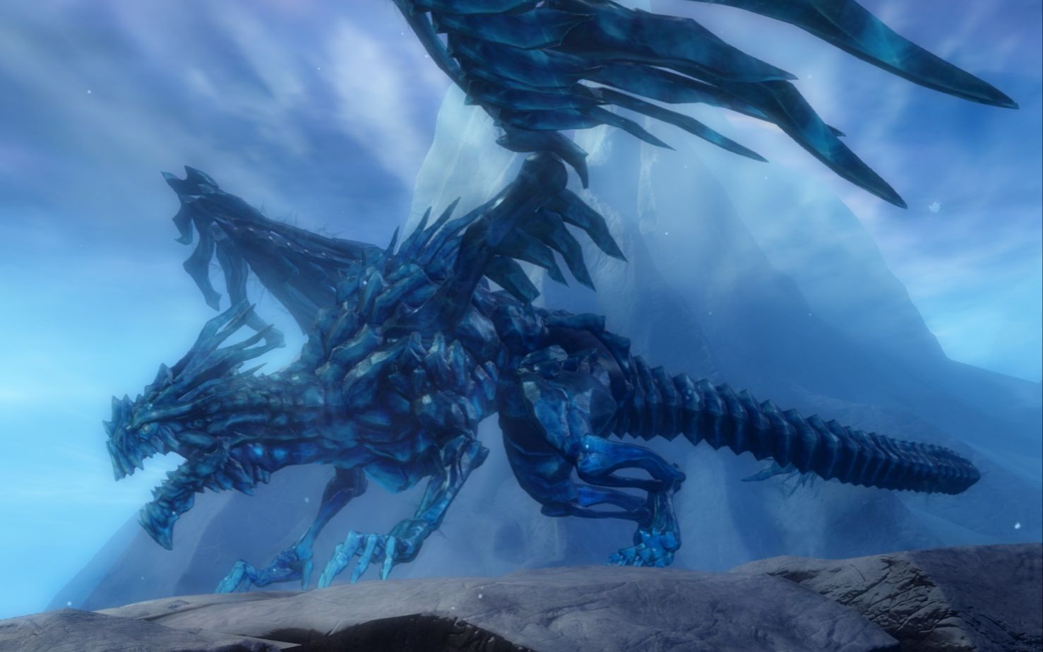 激战2美服冬幕节的冰龙卓玛v