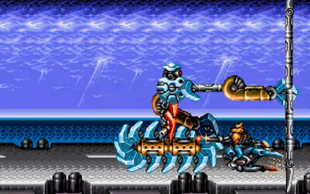 童年怀旧经典游戏,魂斗罗4铁血兵团,生化改造狼人方,好玩的机器人布罗