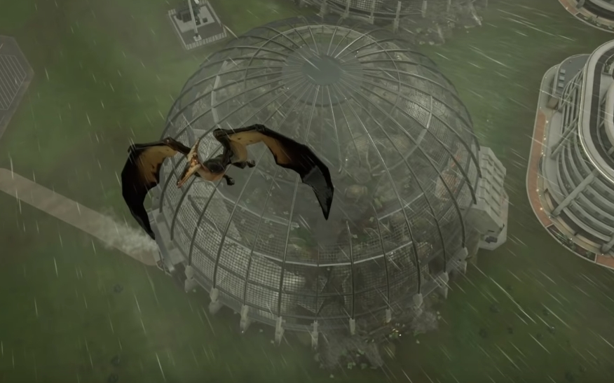 (剪自油管)《侏罗纪世界:进化》无齿翼龙逃脱演示