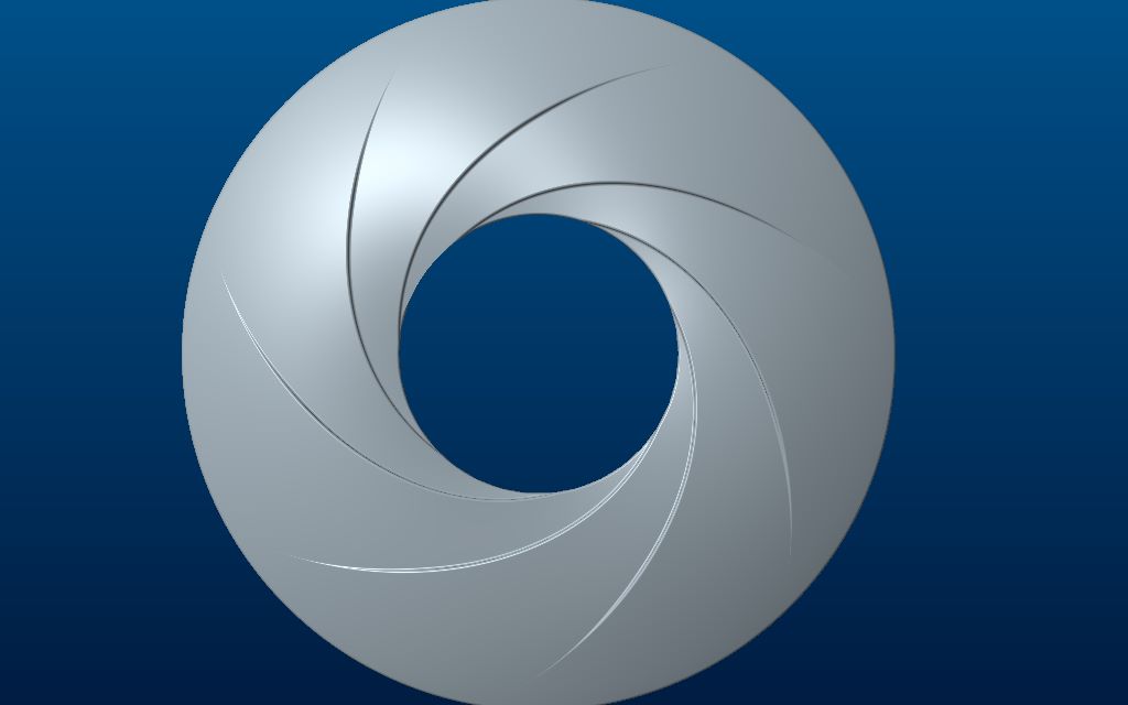 creo/proe高级曲面技巧-螺旋底盘造型