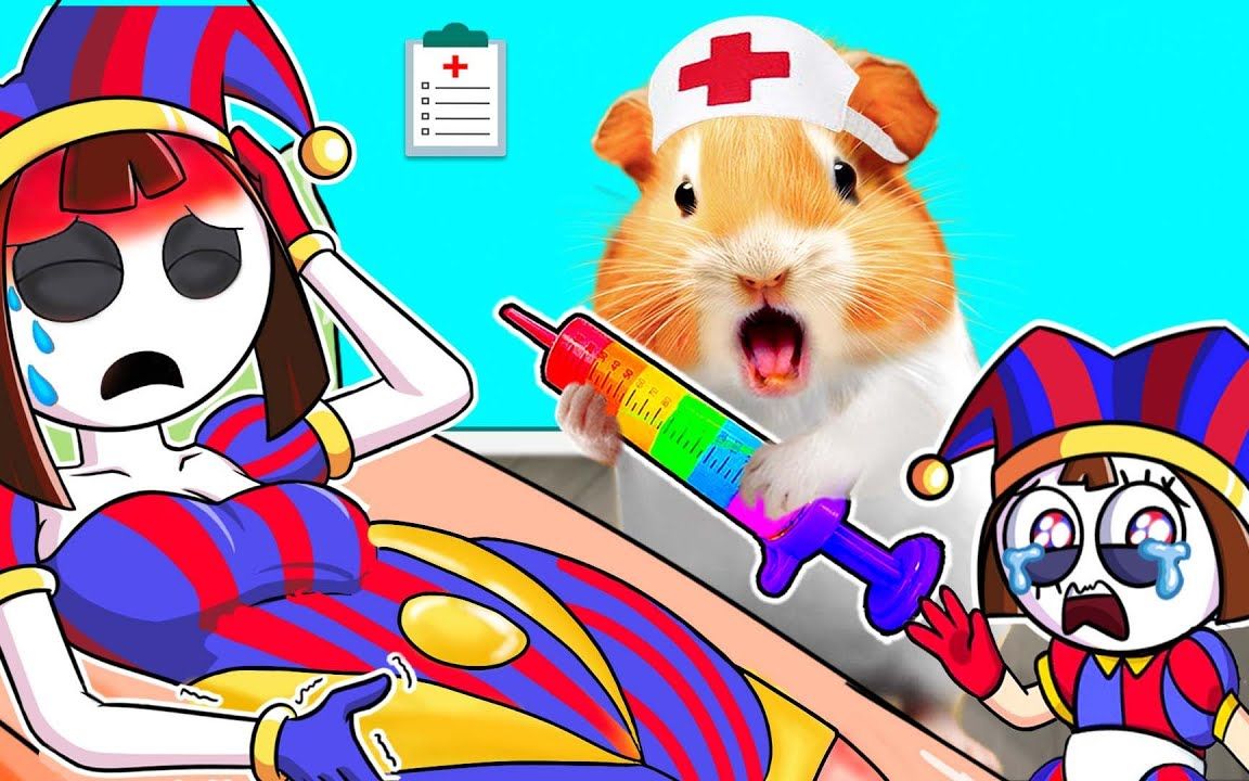 仓鼠历险记:小美的妈妈生病了! 仓鼠医生给她看病打针!