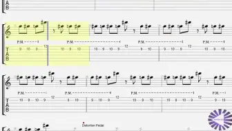 Tab譜 ふわふわ時間けいおん 唯パートバンドリ エレキギター初心者用練習曲 哔哩哔哩 Bilibili