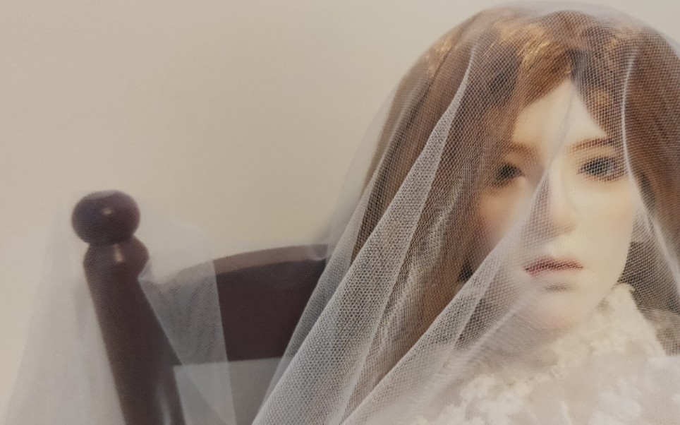 复刻林佳树yoshiki的婚纱娃娃全球独家一份自己弄的发型衣服