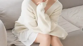 Ji Ho小姐姐的毛衣蛋糕裙可爱穿搭