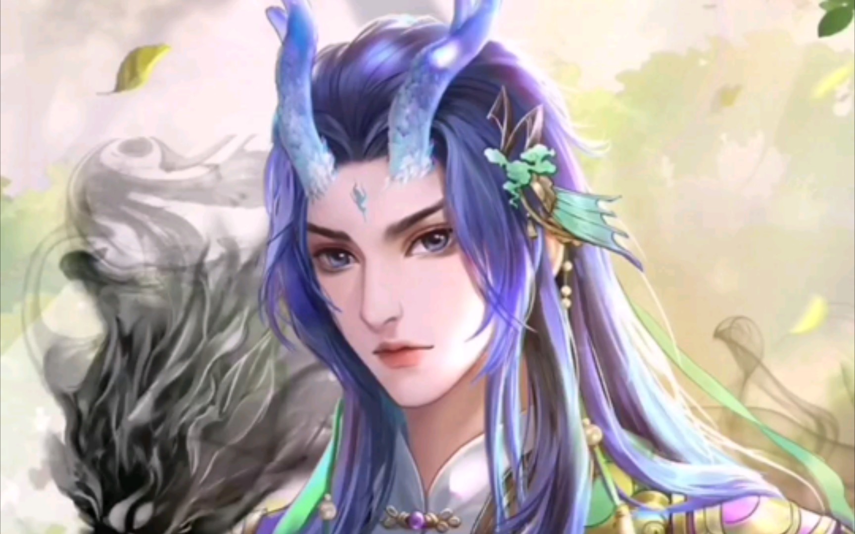 遇见尊上-灵澈6月卡牌《远山龙吟》