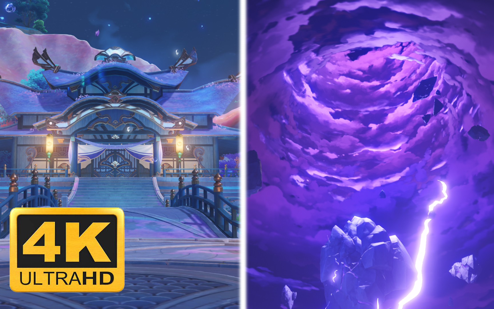 活动作品原神延迟摄影4k海只岛清籁岛美景