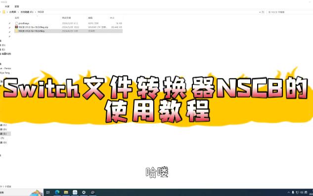 Switch文件转换器NSCB的使用教程哔哩哔哩bilibili