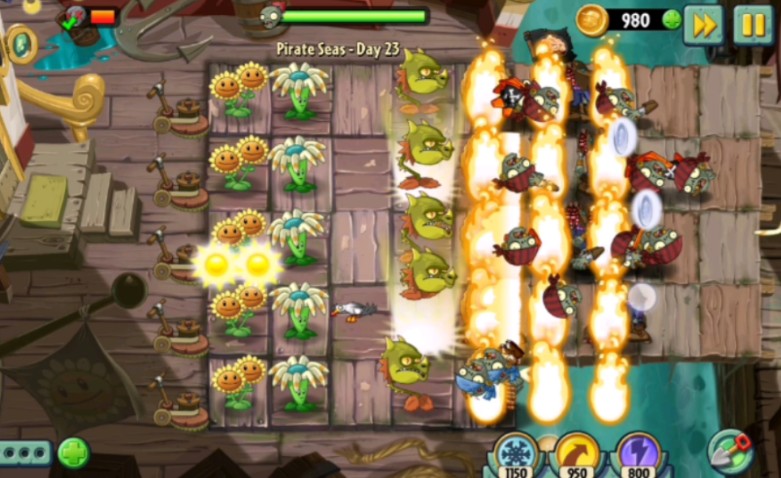 pvz2fun海盗湾第23天