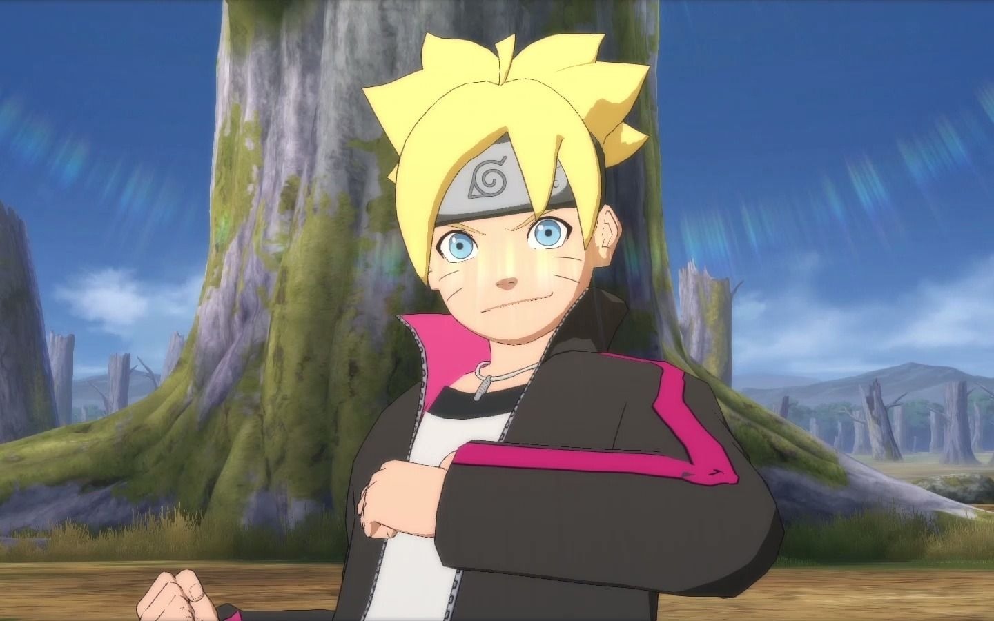 火影忍者:漩涡博人vs大筒木桃式,四两拨千斤