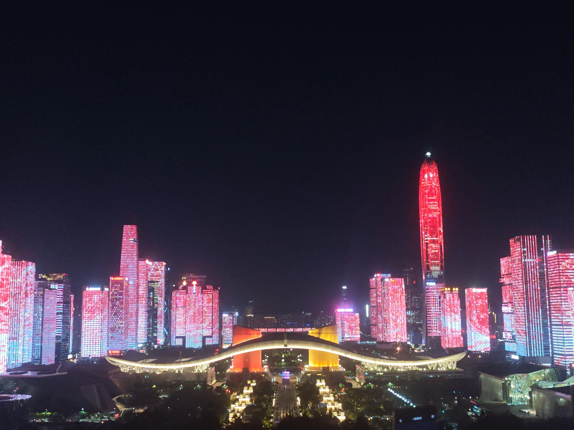 深圳市民中心灯光秀