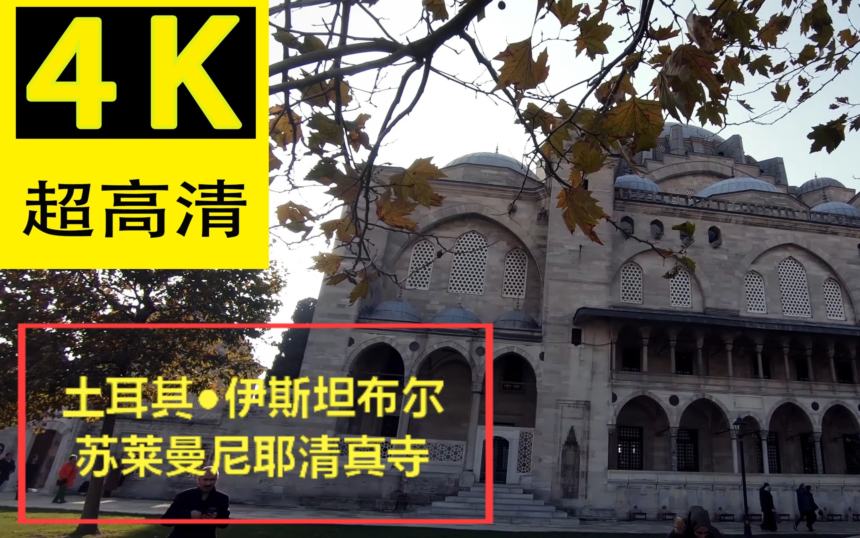 【4K】土耳其●伊斯坦布尔 苏莱曼尼耶清真寺 TURKEY Istanbul ● Mosque S㼬eymaniye [2020] 4k哔哩哔哩bilibili