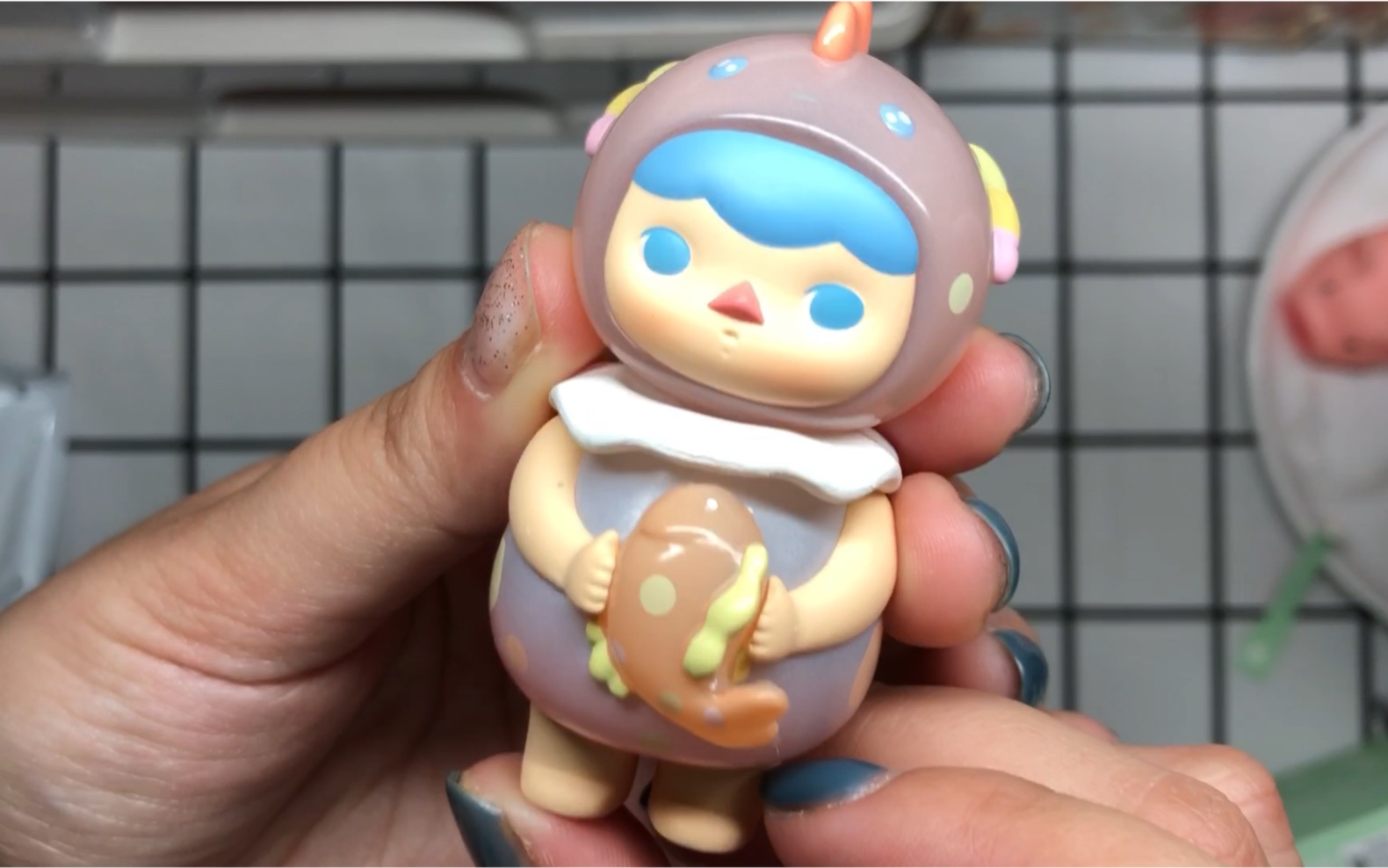 泡泡玛特毕奇鼠年新年限定超可爱的年糕鱼萌化了