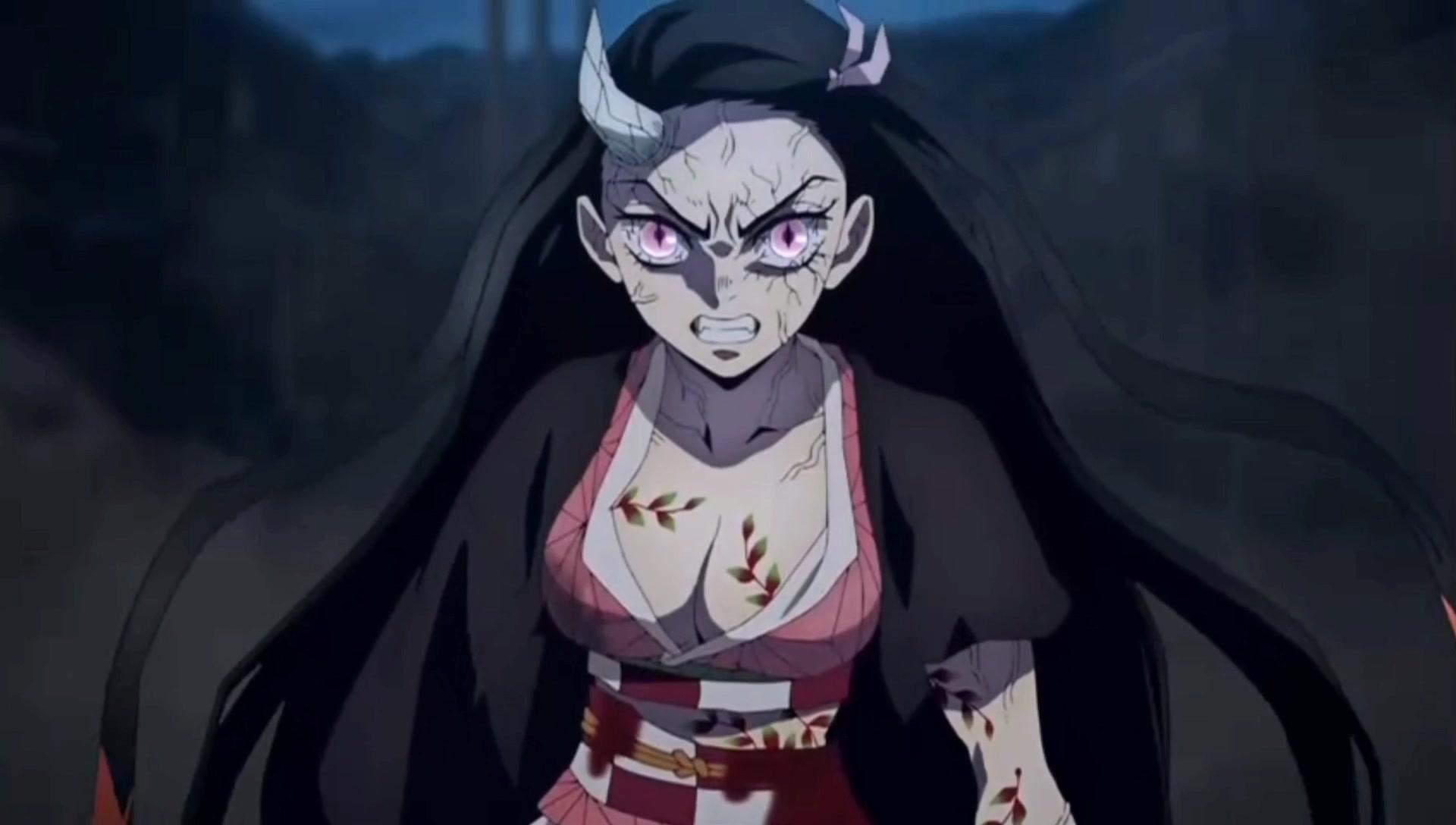 柱祢豆子的踢腿瞬间#鬼灭之刃#动漫剪辑#祢豆子