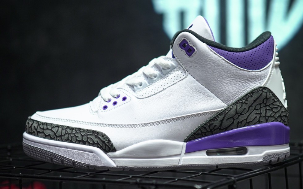 aj3 air jordan 3 retro "dark lris" 白紫 yuan.pro