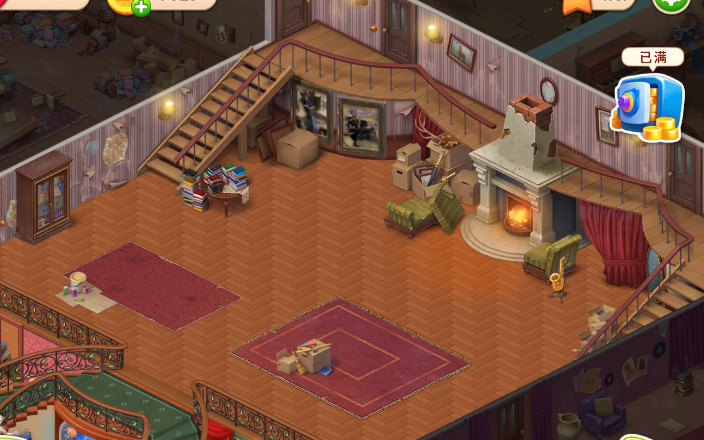 奥斯汀艰难修家之旅梦幻家园第四部分客厅第一天