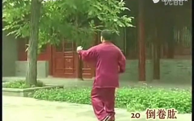 [图]老架一路张东武背向口令云水禅心