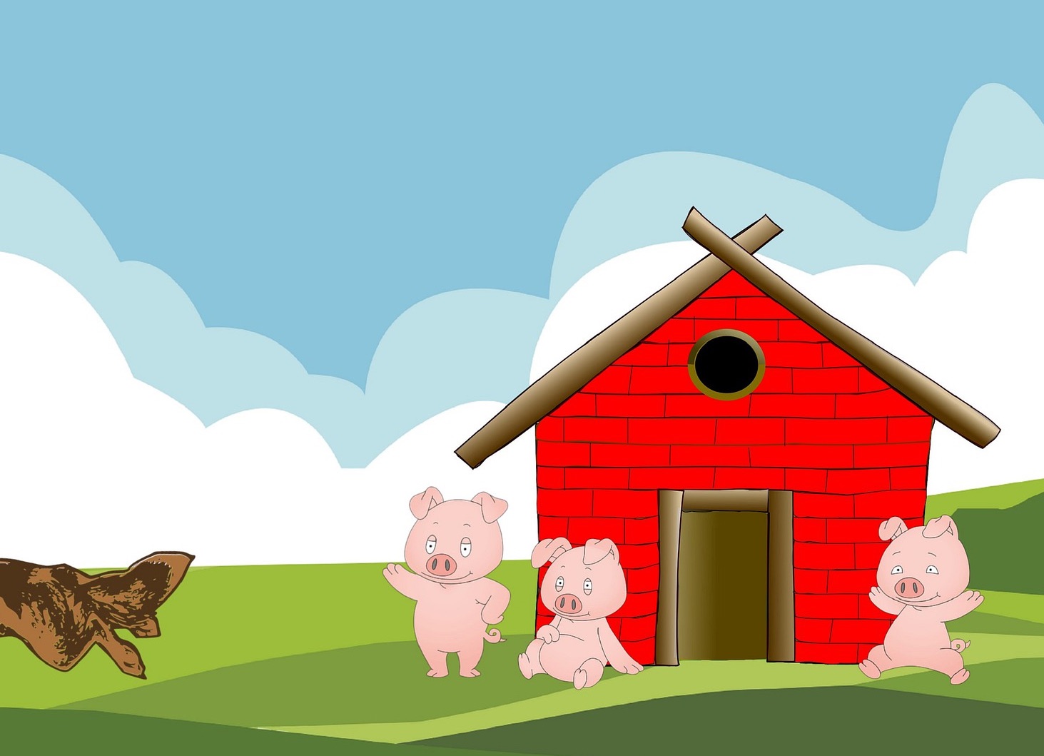 thethreelittlepigs图片,thelittlefairy three little pigs