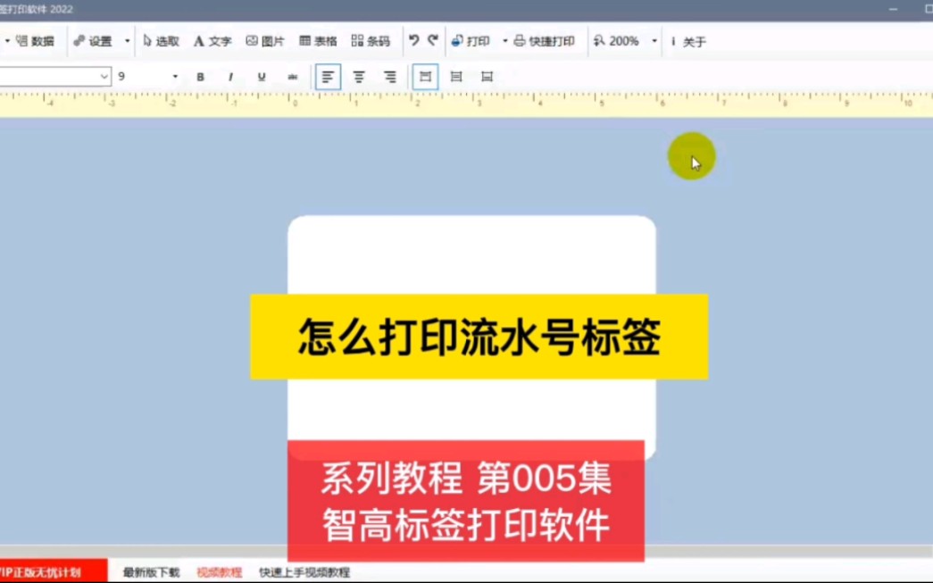 怎么打印流水号标签 [智高标签打印软件]哔哩哔哩bilibili