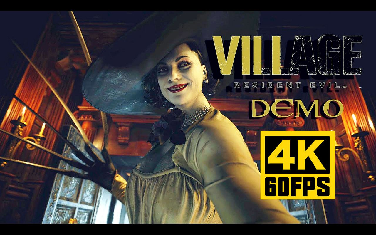 【4k60帧】ps5《生化危机8》maiden demo 完整全流程