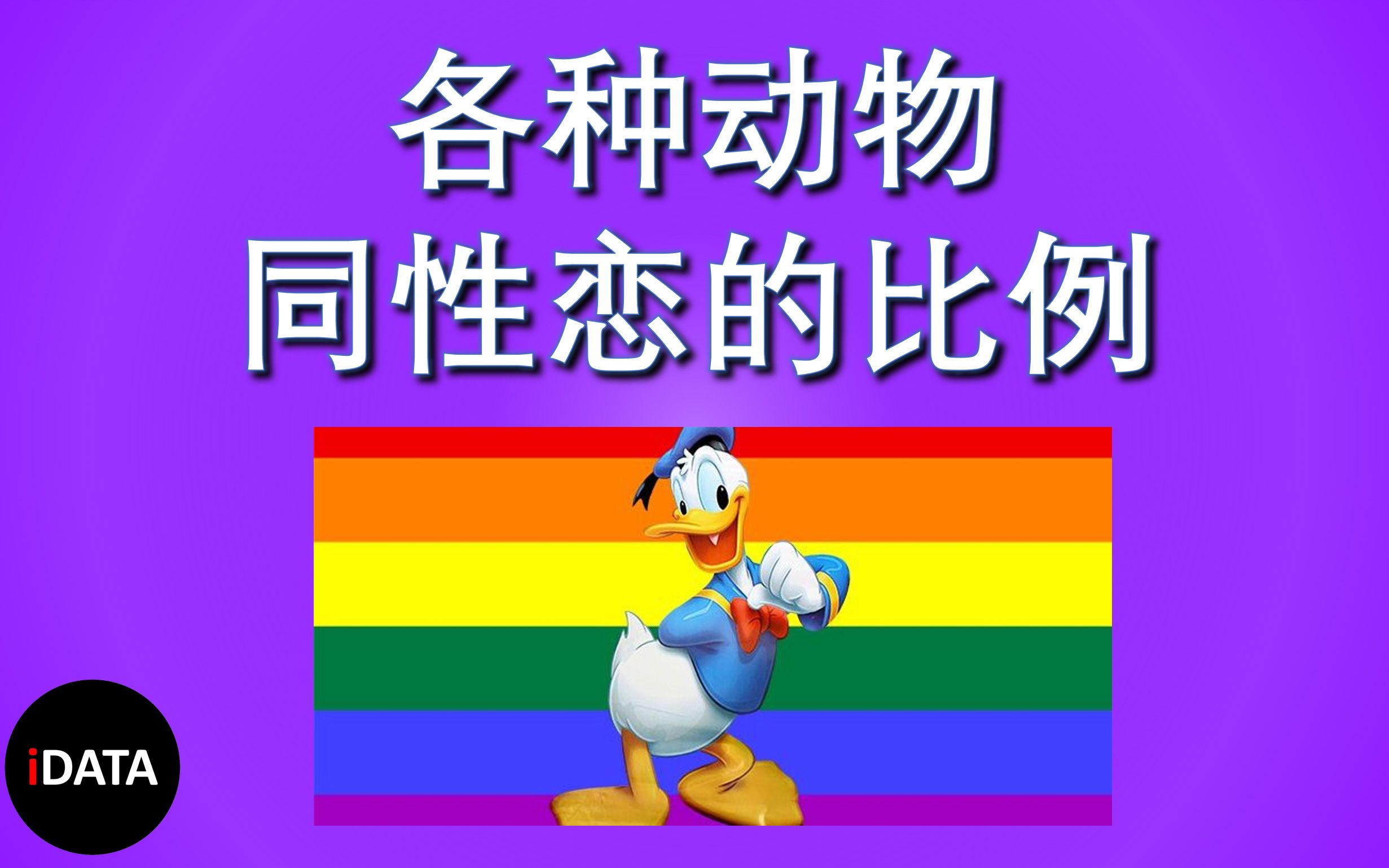 [图]各种动物同性恋（双性恋）比例| Homosexual (bisexual) percentage of different animals