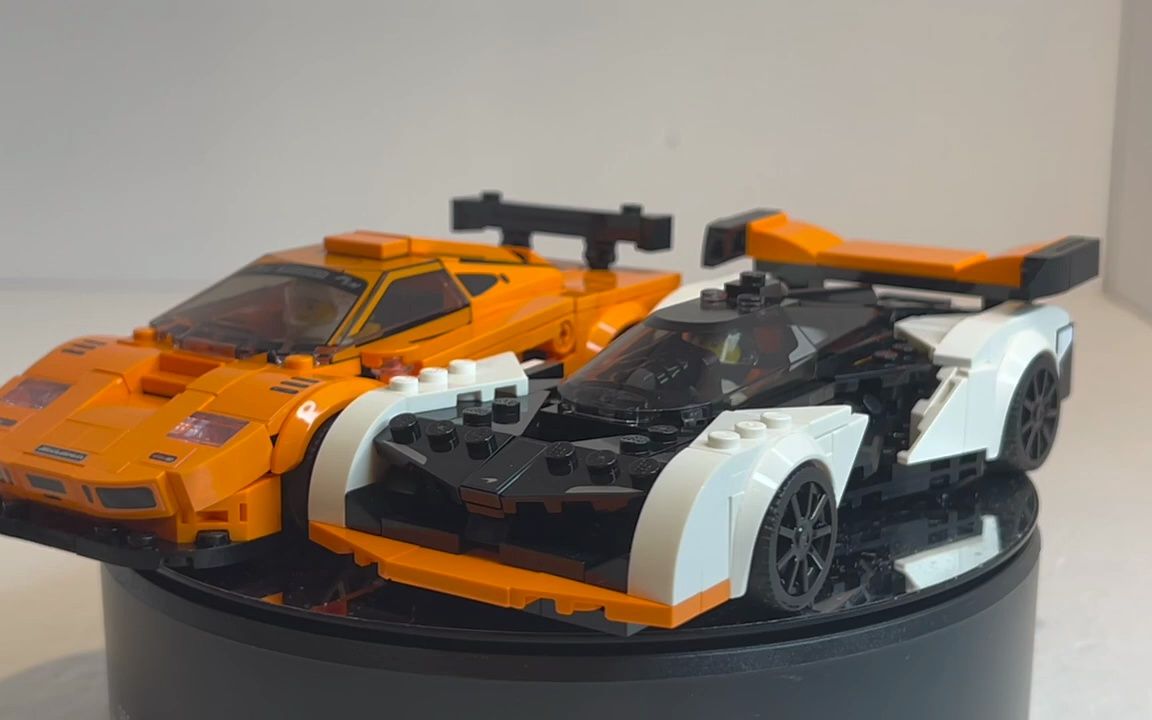 乐高 speed champions 麦克拉伦 mclaren solus gt & mclaren f1 lm