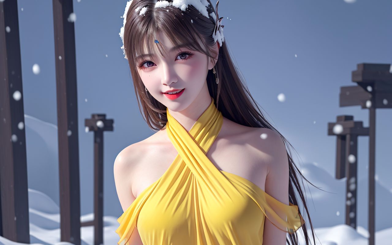 国漫女神4k高清壁纸,黑发的小医仙才是真的仙