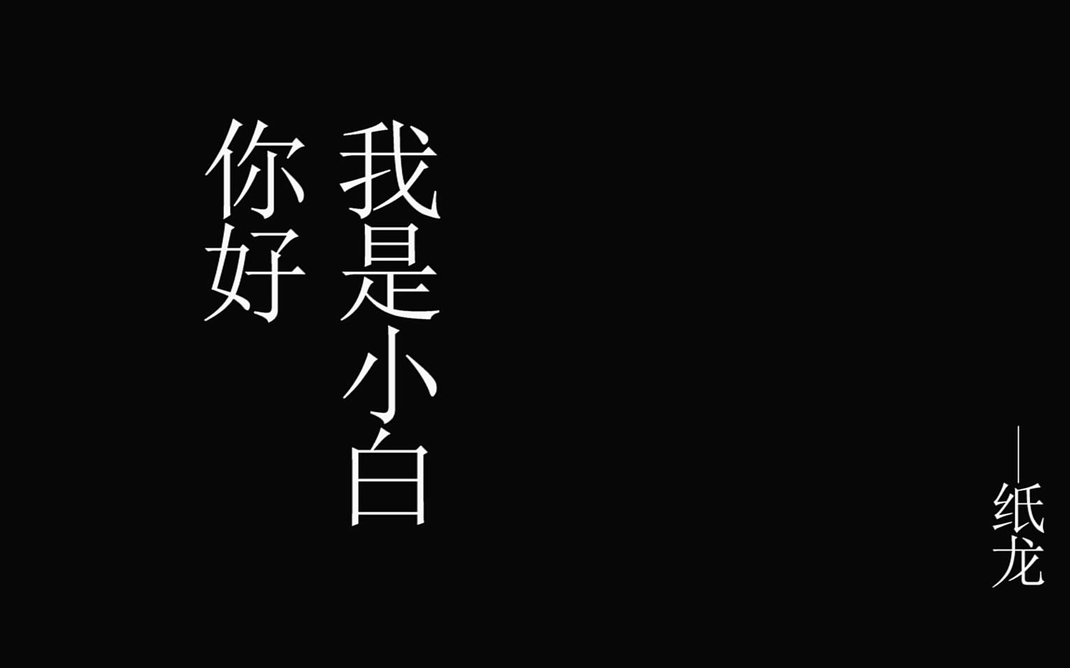 你好,我是小白