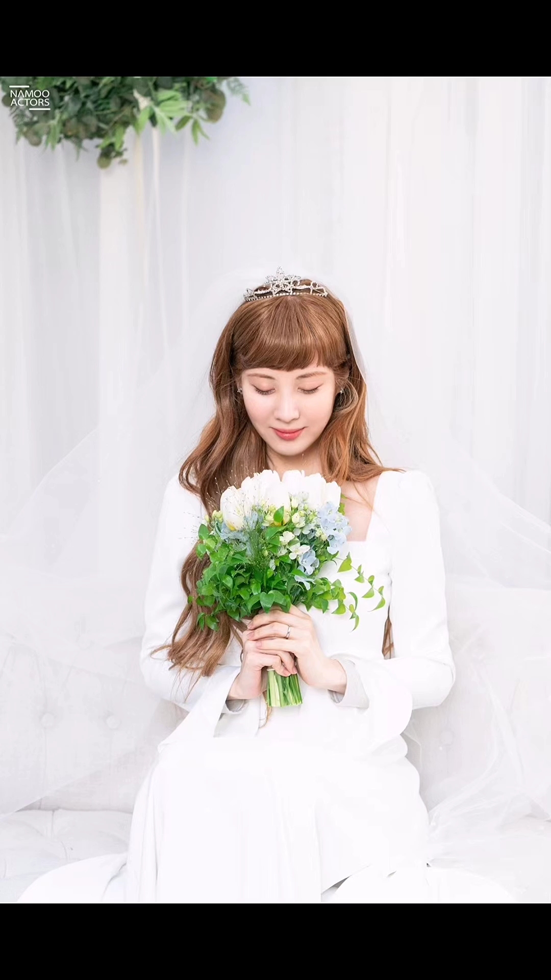 【徐贤】忙内穿婚纱真的好美