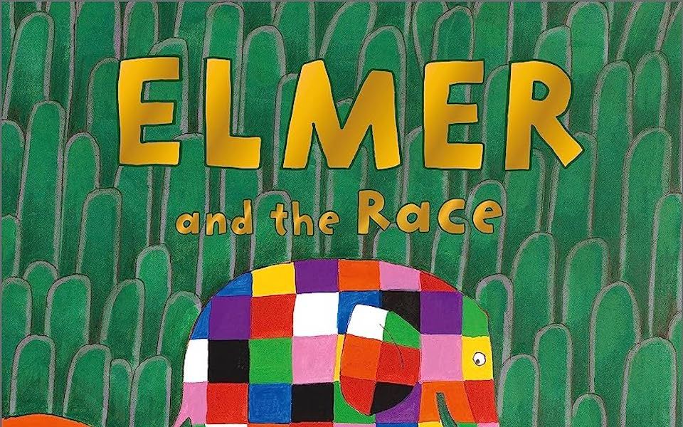 【英语】《花格子大象艾玛与比赛 Elmer And The Race》儿童英语绘本故事哔哩哔哩bilibili