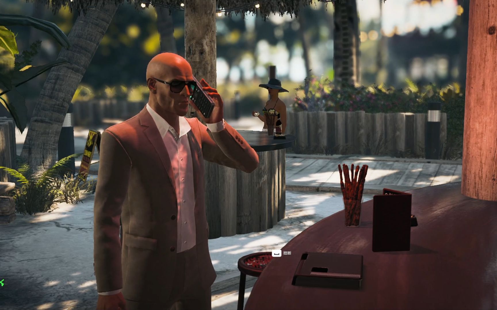 杀手3大师难度禁直觉无道具不晕人禁ui马尔代夫海文岛只穿西装沉默