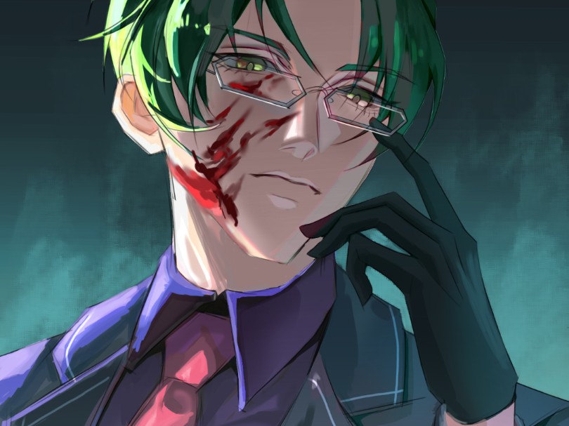莲巳敬人绘画过程
