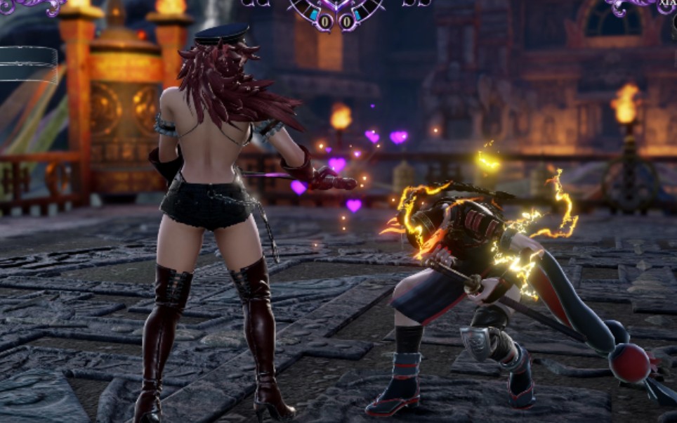 灵魂能力6 刀魂6 艾薇女王装vs雪华忍者装_哔哩哔哩_bilibili