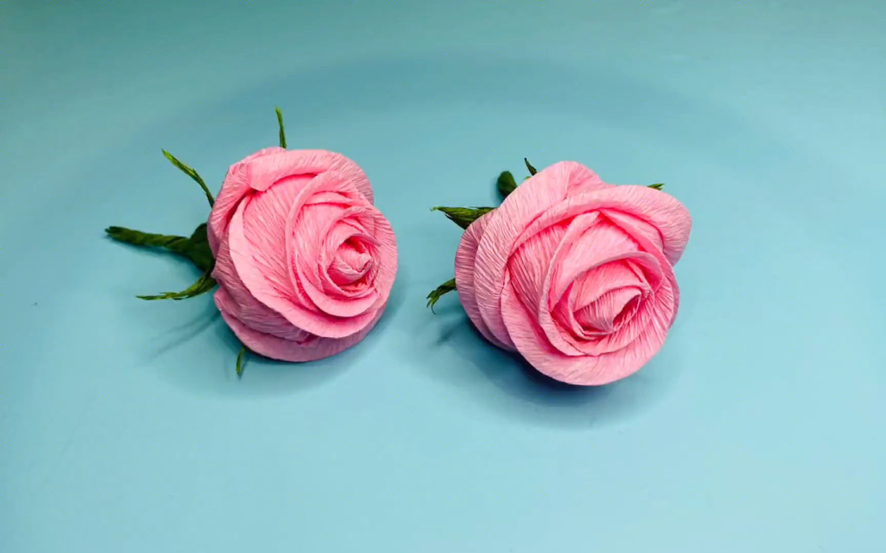 皱纹纸玫瑰花制作教程图片