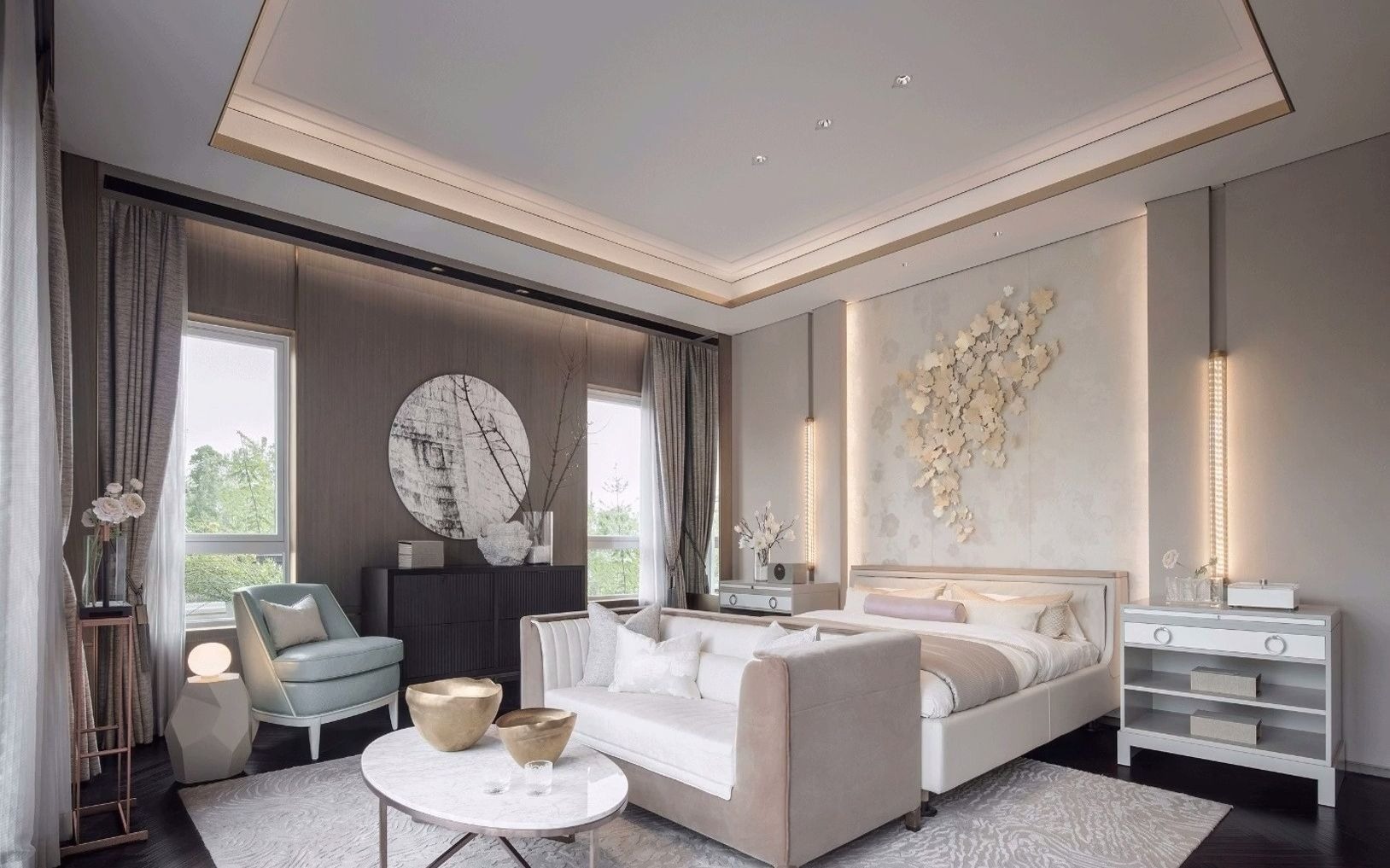 戴昆设计作品美式卫生间 #别墅案例 【戴昆老师最新力作】成都文儒德